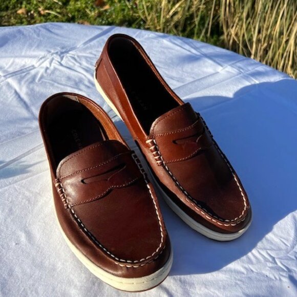 Cole Haan Men's Leather Brown Penny Loafer Size 8.5M - Picture 1 of 6
